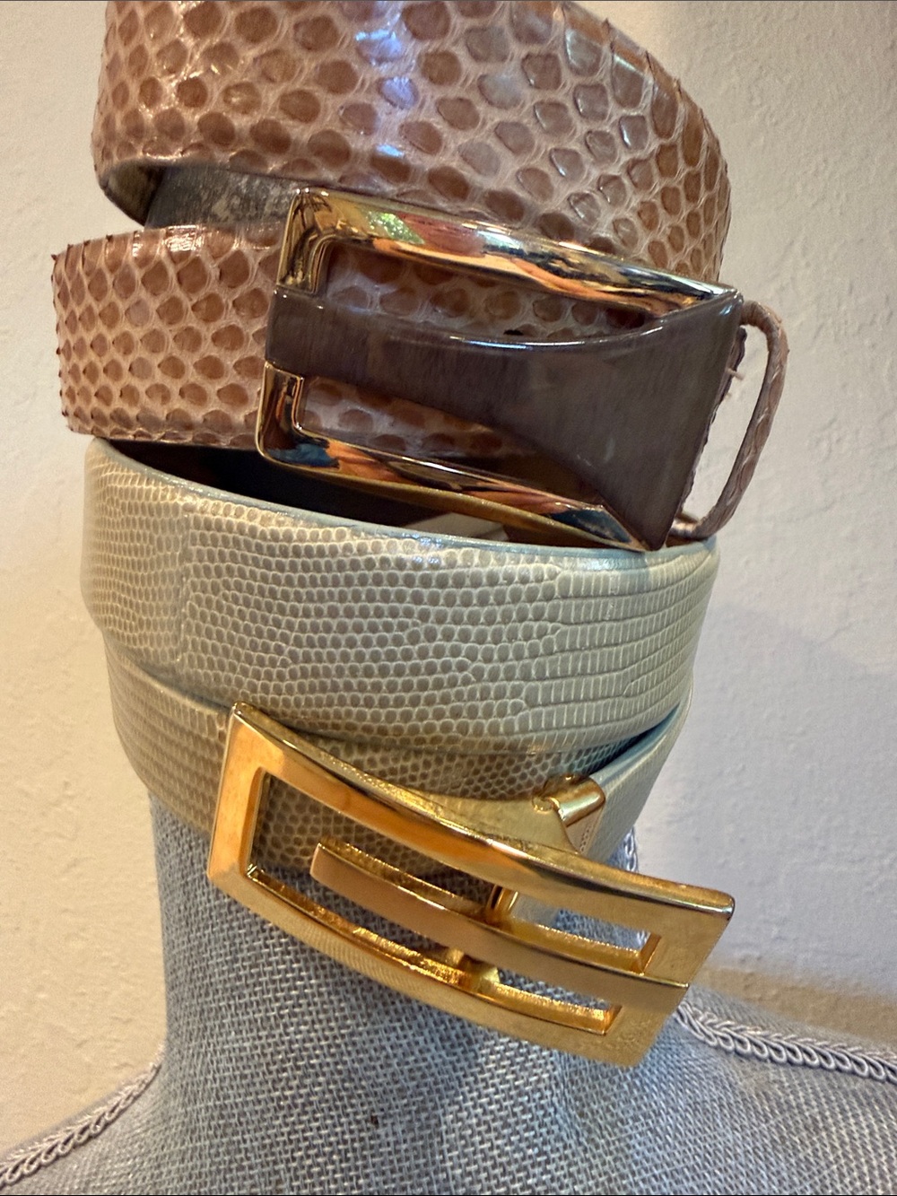 Carlisle Leather Belt Pair